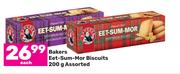 Bakers Eet-Sum-Mor Biscuits Assorted-200g Each