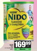 Nestle Nido 3+ Growth Milk-900g Each