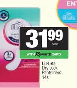 Lil-Lets Dry Lock Pantyliners-14s Each