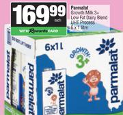 Parmalat Growth Milk 3+ Low Fat Dairy Blend UHT Process 6 x 1Ltr