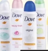 Dove Anti-Perspirant Deodorant Assorted-150ml Each