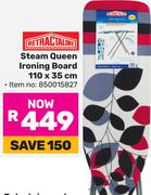 Retractaline Steam Queen Ironing Board 110 x 35cm