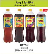 Lipton Ice Tea (All Variants)-For 2 x 1.5L