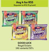 Good Luck Royal Eclairs (All Variants)-For 4 x 50's