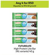 Futurelife High Protein Lite Bar (All Variants)-For 4 x 40g
