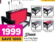 Shoot 4-In-1 Flip Table 799256