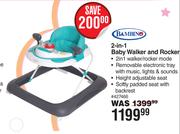Bambino 2 In 1 Baby Walker & Rocker