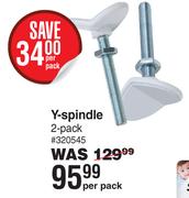 Safety 1st Y-Spindle 2 Pack-Per Pack
