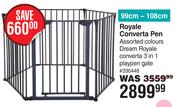Dream Baby 99cm-108cm Royale Converta Pen