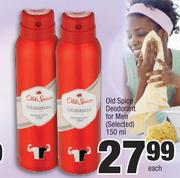Old Spice Deodorant For Men (Selected)-150ml Each
