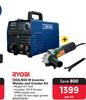 Ryobi 120A/650W Inverter Welder And Grinder Kit-Per Kit