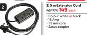 Powerworx Extension Cord-5m Each