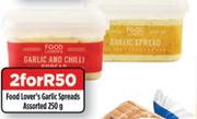Food Lover's Garlic Spreads Assorted-2 x 250g