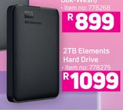 WD 2TB Elements Hard Drive