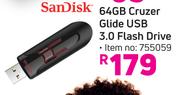 Sandisk 64GB Cruzer Glide USB 3.0 Flash Drive