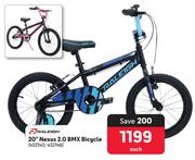 Raleigh 20" Nexus 2.0 BMX Bicycle-Each