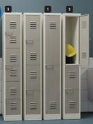 Castor & Ladder Steel Locker 3 Tier-Each