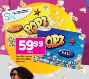 Popz Microwave Popcorn Assorted-6 x 85g Each