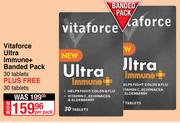 Vitaforce Ultra Immune+ Banded Pack-30 Tablets Plus Free 30 Tablets Per Pack