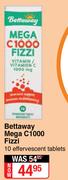 Bettaway Mega C1000-10 Effervescent Tablets
