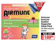 Airmune Immune System Supporter Value Pack-30 Effervescent Tablets