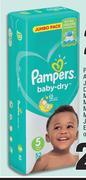 Pampers Active Bby Jumbo Pack Disposable Diapers-Per Pack