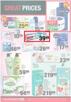 SUPERSPAR EASTERN CAPE : My Superspar (20 April - 2 May 2021) Valid In Bluewater Bay, Despatch, Gelvandale, Nahoon, Jeffery's Bay, Rosehill, Melville's, Protea, Sedgefield, Village On Main, Debi Lee, page 11