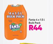 Fanta Bulk Pack-4 x 1.5Ltr