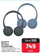Sony Wireless Headphones WH-CH520/CZE-Each
