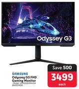 Samsung Odyssey G3 FHD Gaming Monitor LS24DG302EAXXA
