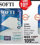 Softi Linen Savers-Per Pack 