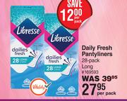 Daily Fresh Pantyliners 28-Pack Long-Per Pack