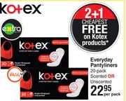 Kotex Everyday Pantyliners-Per Pack