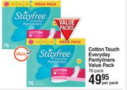 Stayfree Cotton Touch Everyday Pantyliners Value Pack-Per Pack
