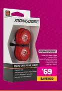 Mongoose Dual LED Rear Light-Each