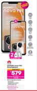 2 x Huawei Nova Y91 Smartphone-On 1.3GB Red Top Up Core More Data + Flexi 80