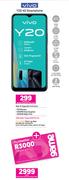 Vivo Y20 4G Smartphone-On 1GB Red Top Up Core More Data