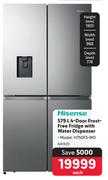 Hisense 579L Door Frost Free Fridge With Water Dispenser H750FS-WD