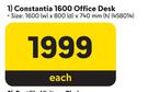 Constantia 1600 Office Desk 458014