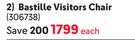 Bastille Visitors Chair 306738