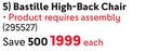 Bastille High-Back Chair 295527