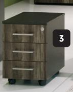 Constantia 3-Drawer Mobile Pedestal 457996