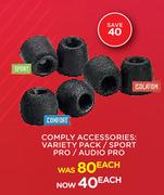 Comfort Cmply Accessories: Variety Pack/ Sport Pro/ Audio Pro-Each