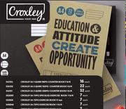Croxley A4 72PG Exercise Book 17mm 122906-Each