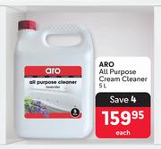 Aro All Purpose Cream Cleaner-5L Each
