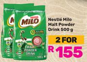 Nestle Milo Malt Powder Drink-For 2 x 500g