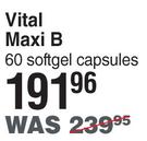 Vital Maxi B 60 Softgel Capsules