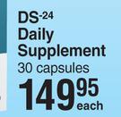 DS-24 Daily Supplement 30 Capsules-Each