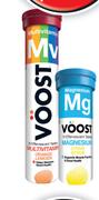 Voost Magnesium 10 Effervescent Tablets Assorted