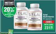 Solal Multivitamin 90 Capsules-Each